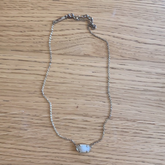 Kendra Scott Elisa necklace iridescent drusy gold - Picture 2 of 5